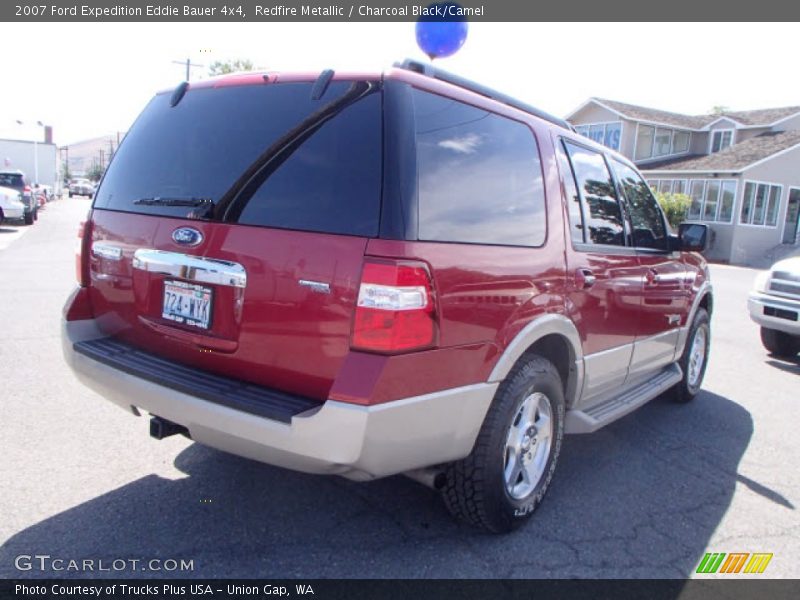 Redfire Metallic / Charcoal Black/Camel 2007 Ford Expedition Eddie Bauer 4x4