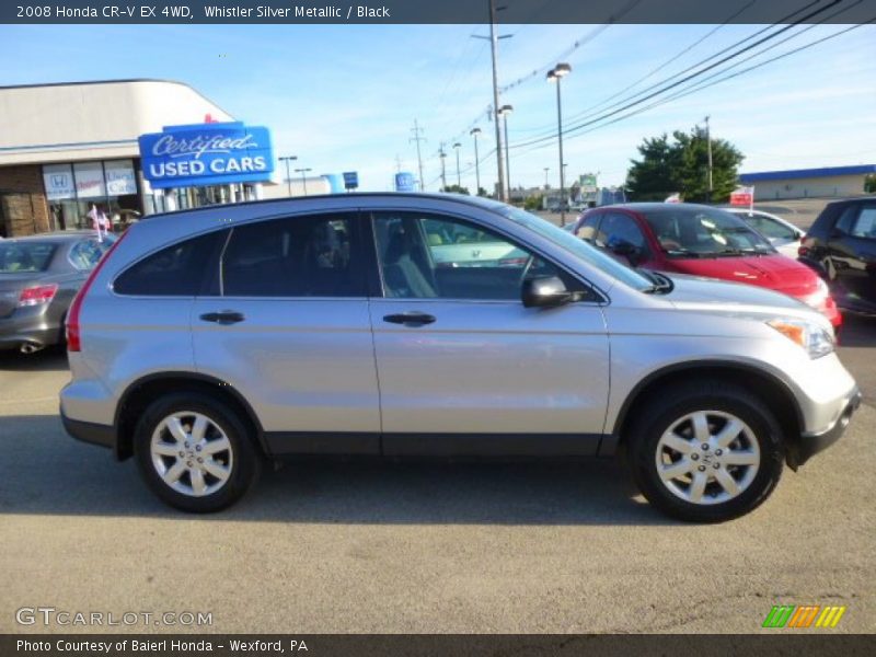 Whistler Silver Metallic / Black 2008 Honda CR-V EX 4WD