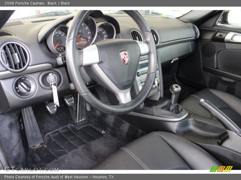 Black / Black 2008 Porsche Cayman