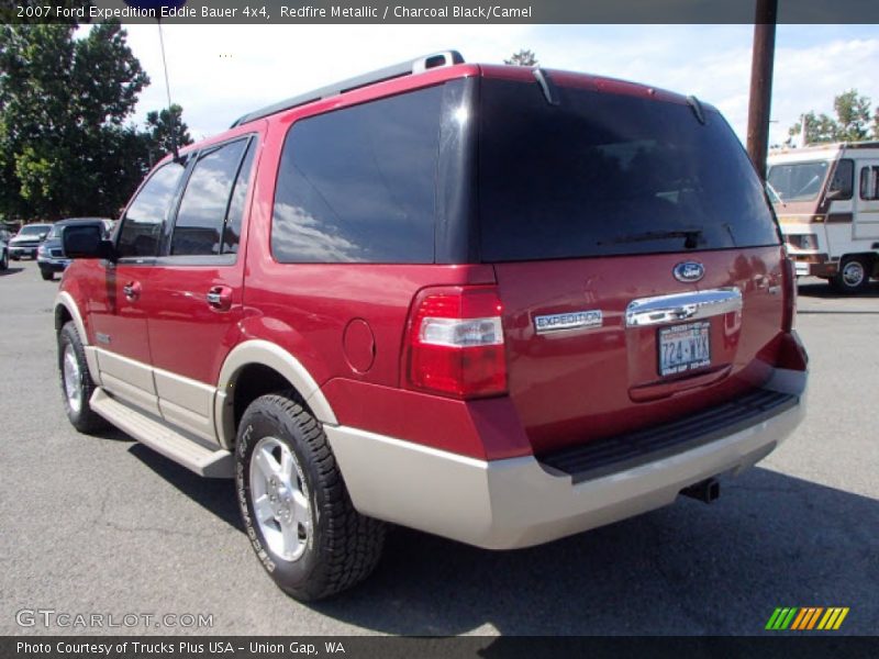 Redfire Metallic / Charcoal Black/Camel 2007 Ford Expedition Eddie Bauer 4x4