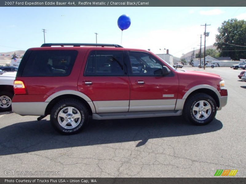 Redfire Metallic / Charcoal Black/Camel 2007 Ford Expedition Eddie Bauer 4x4