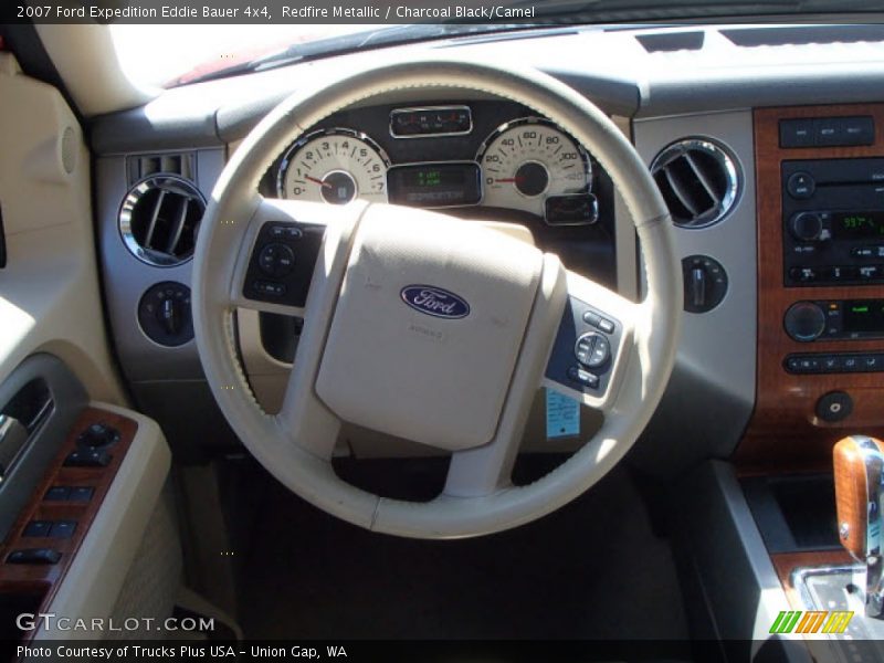 Redfire Metallic / Charcoal Black/Camel 2007 Ford Expedition Eddie Bauer 4x4