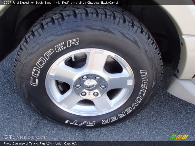 Redfire Metallic / Charcoal Black/Camel 2007 Ford Expedition Eddie Bauer 4x4