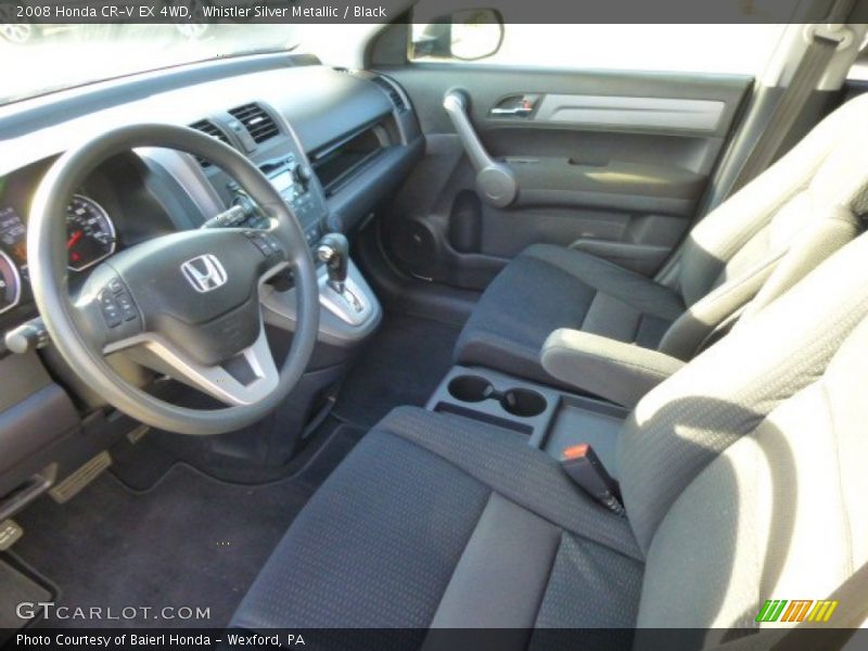 Whistler Silver Metallic / Black 2008 Honda CR-V EX 4WD