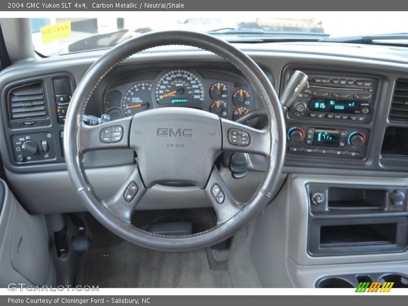 Carbon Metallic / Neutral/Shale 2004 GMC Yukon SLT 4x4