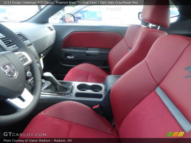 Front Seat of 2014 Challenger R/T Classic