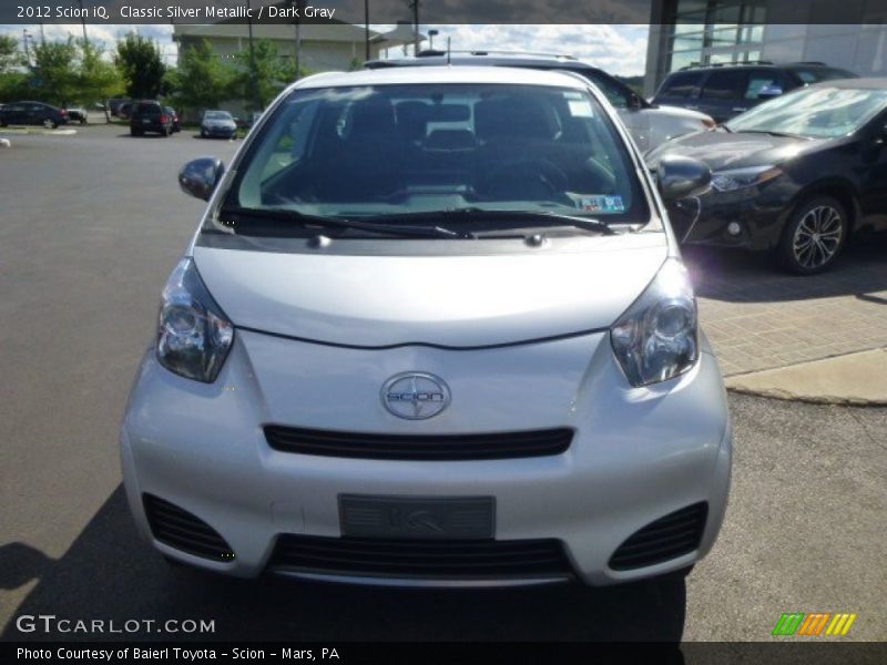 Classic Silver Metallic / Dark Gray 2012 Scion iQ