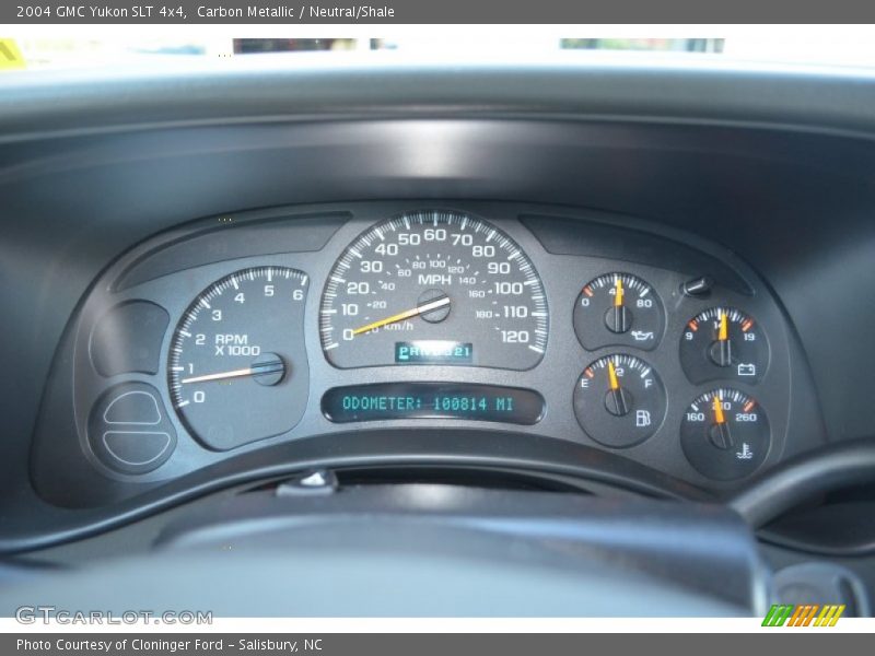 Carbon Metallic / Neutral/Shale 2004 GMC Yukon SLT 4x4
