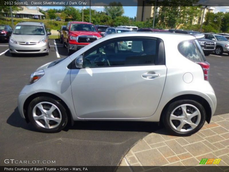 Classic Silver Metallic / Dark Gray 2012 Scion iQ