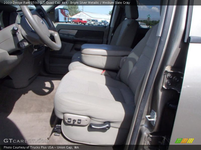 Bright Silver Metallic / Medium Slate Gray 2009 Dodge Ram 3500 SLT Quad Cab 4x4