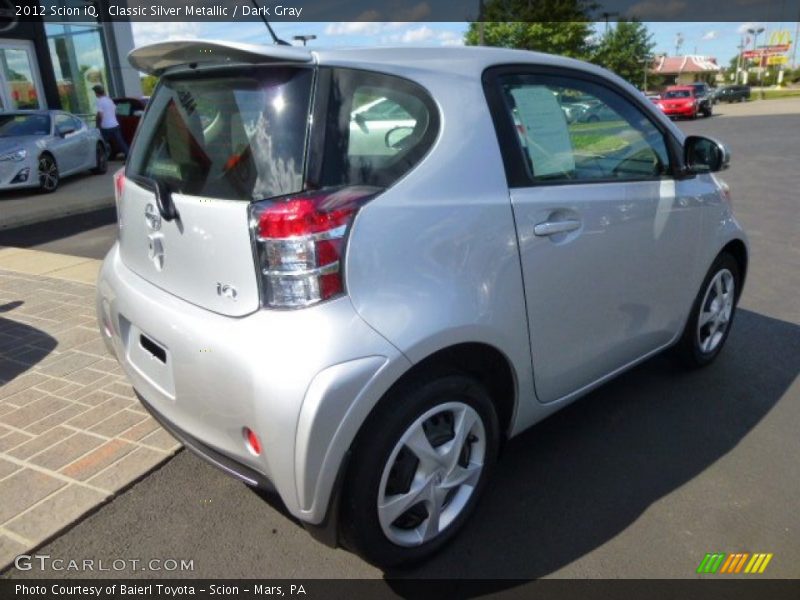 Classic Silver Metallic / Dark Gray 2012 Scion iQ