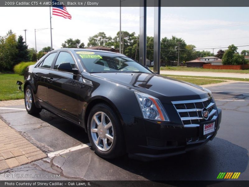 Black Ice / Ebony 2009 Cadillac CTS 4 AWD Sedan