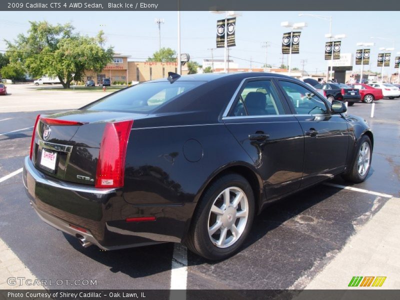 Black Ice / Ebony 2009 Cadillac CTS 4 AWD Sedan