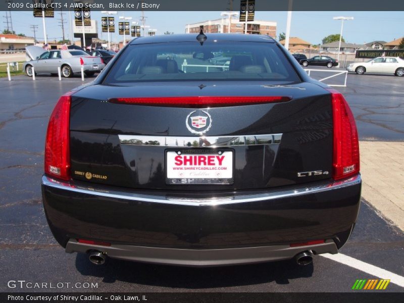 Black Ice / Ebony 2009 Cadillac CTS 4 AWD Sedan