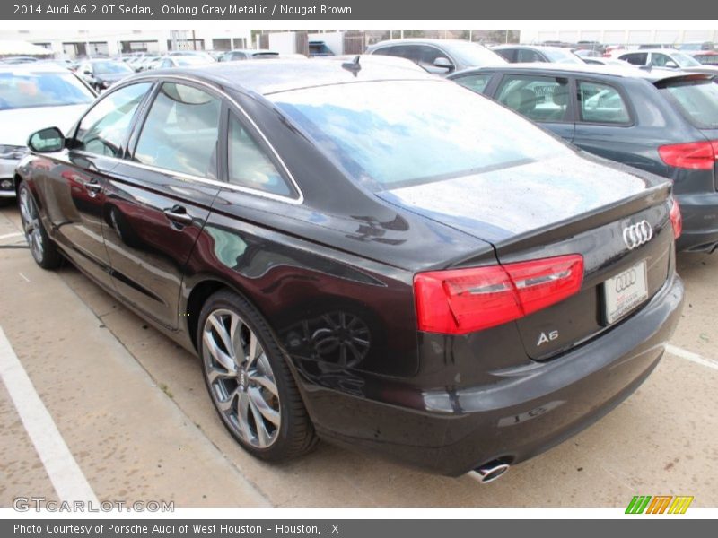 Oolong Gray Metallic / Nougat Brown 2014 Audi A6 2.0T Sedan