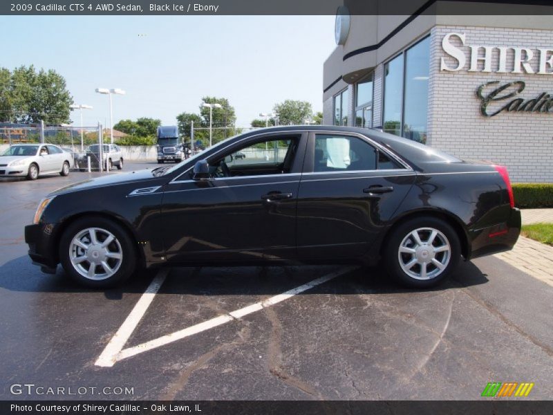 Black Ice / Ebony 2009 Cadillac CTS 4 AWD Sedan