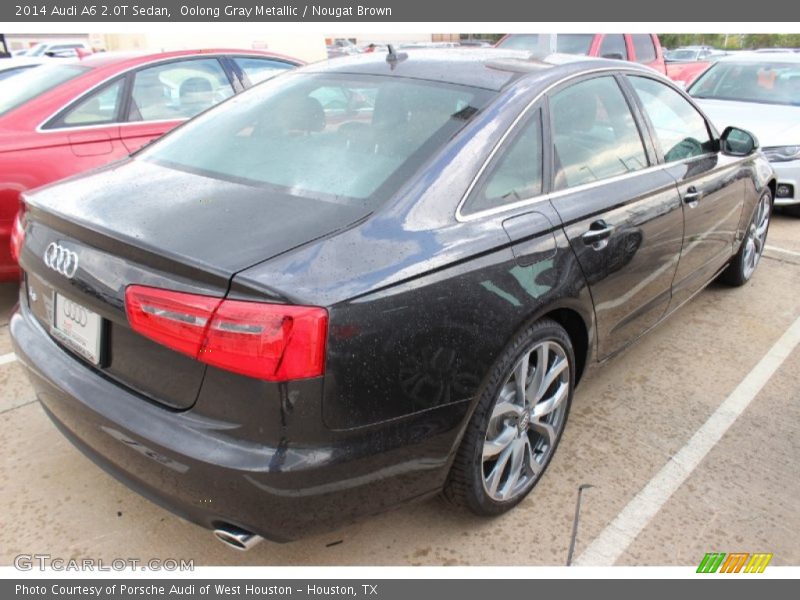 Oolong Gray Metallic / Nougat Brown 2014 Audi A6 2.0T Sedan