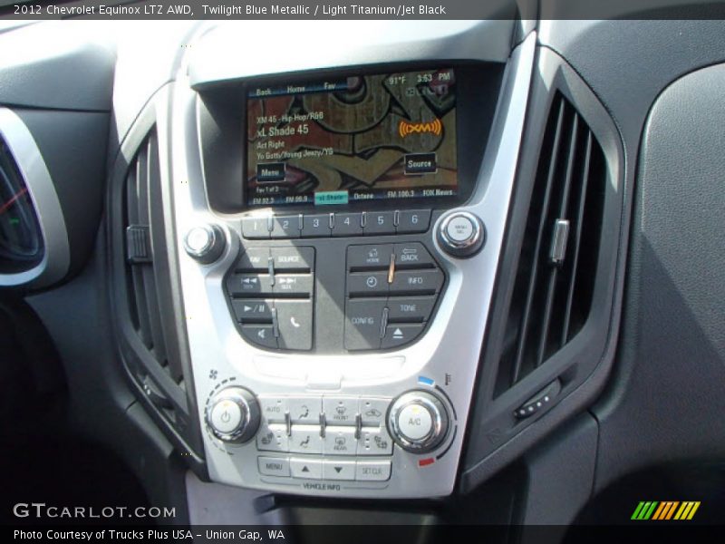 Twilight Blue Metallic / Light Titanium/Jet Black 2012 Chevrolet Equinox LTZ AWD