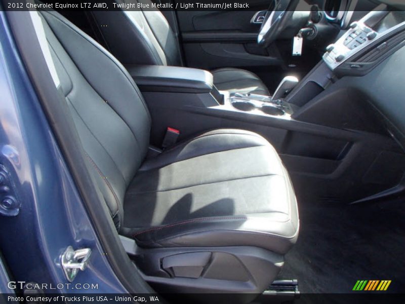 Twilight Blue Metallic / Light Titanium/Jet Black 2012 Chevrolet Equinox LTZ AWD