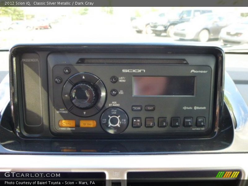 Classic Silver Metallic / Dark Gray 2012 Scion iQ
