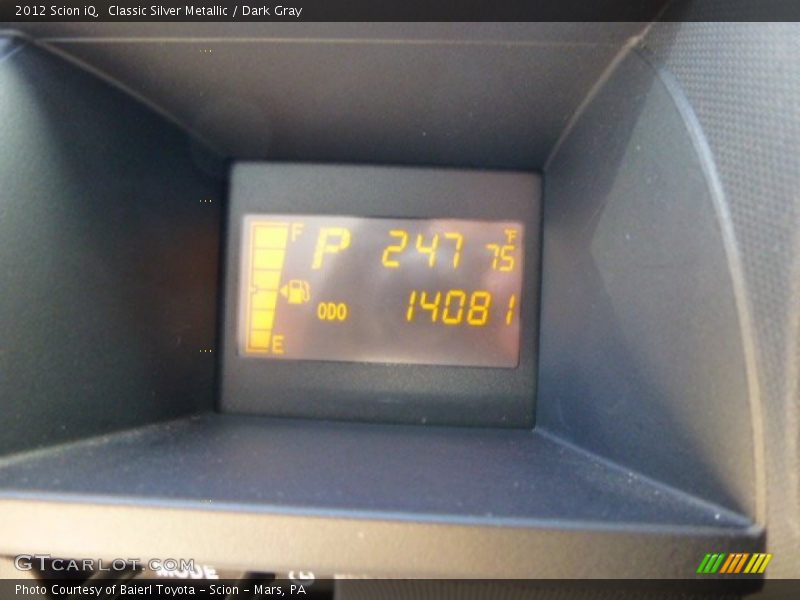 Classic Silver Metallic / Dark Gray 2012 Scion iQ