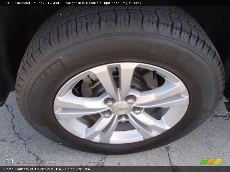 Twilight Blue Metallic / Light Titanium/Jet Black 2012 Chevrolet Equinox LTZ AWD
