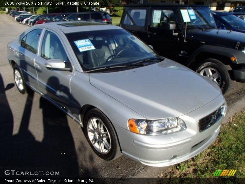 Silver Metallic / Graphite 2008 Volvo S60 2.5T AWD