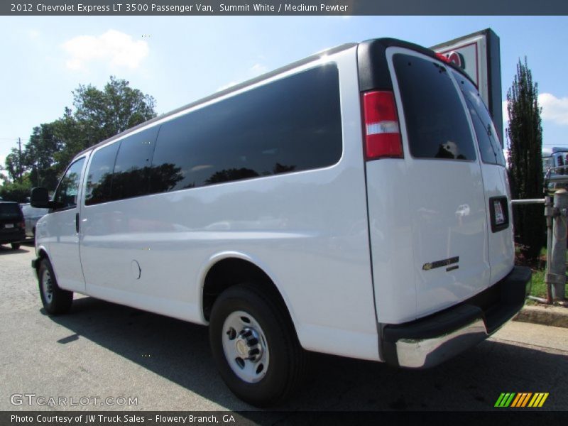 Summit White / Medium Pewter 2012 Chevrolet Express LT 3500 Passenger Van