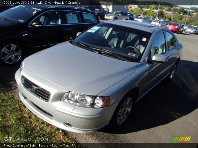 Silver Metallic / Graphite 2008 Volvo S60 2.5T AWD