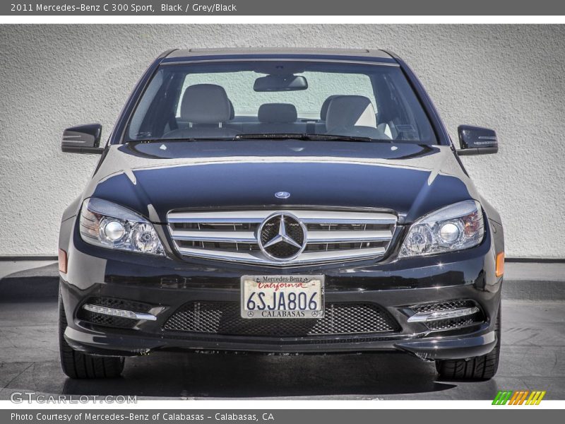 Black / Grey/Black 2011 Mercedes-Benz C 300 Sport