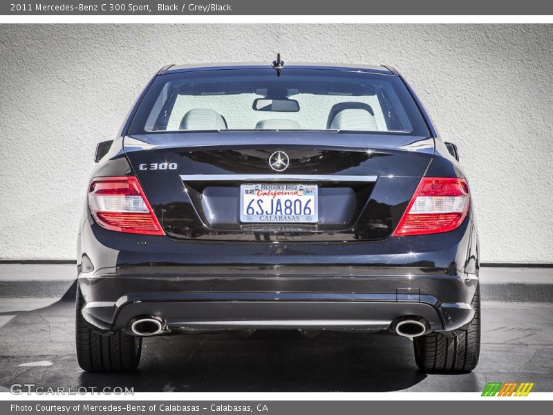 Black / Grey/Black 2011 Mercedes-Benz C 300 Sport