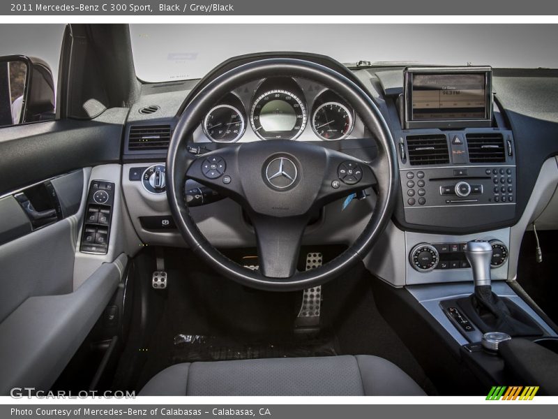 Black / Grey/Black 2011 Mercedes-Benz C 300 Sport