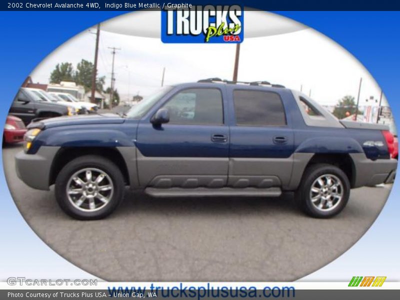 Indigo Blue Metallic / Graphite 2002 Chevrolet Avalanche 4WD