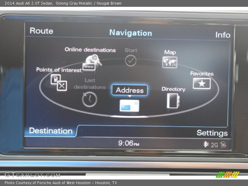 Oolong Gray Metallic / Nougat Brown 2014 Audi A6 2.0T Sedan