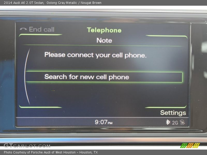 Oolong Gray Metallic / Nougat Brown 2014 Audi A6 2.0T Sedan