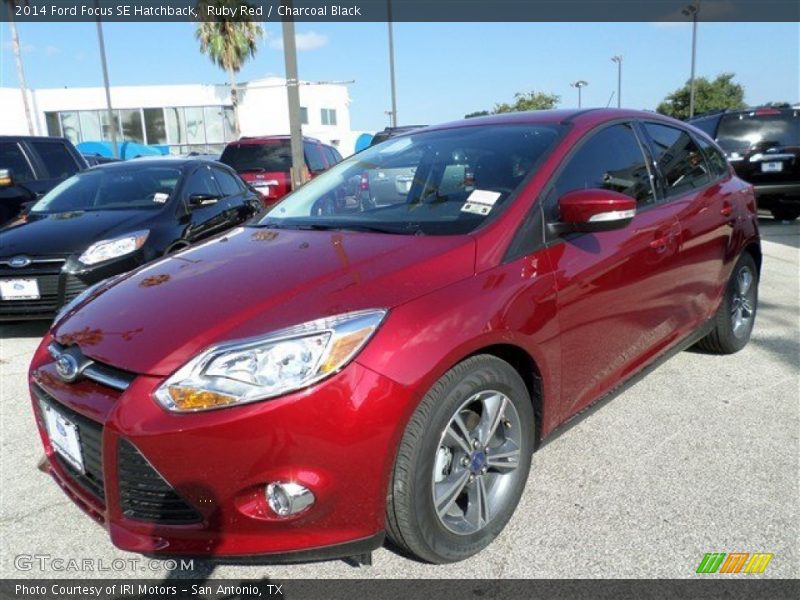 Ruby Red / Charcoal Black 2014 Ford Focus SE Hatchback