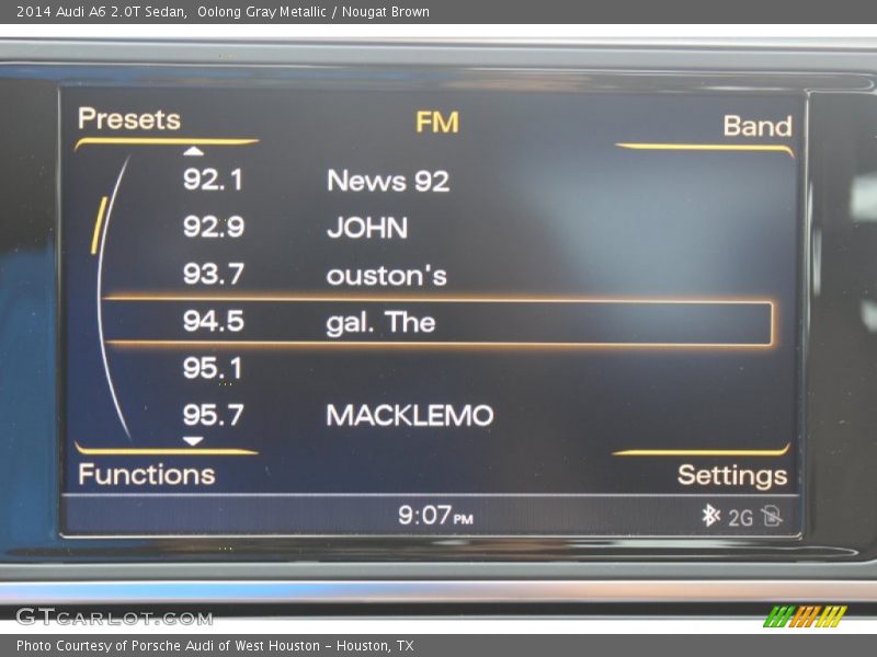 Oolong Gray Metallic / Nougat Brown 2014 Audi A6 2.0T Sedan