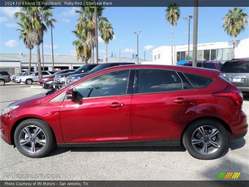 Ruby Red / Charcoal Black 2014 Ford Focus SE Hatchback