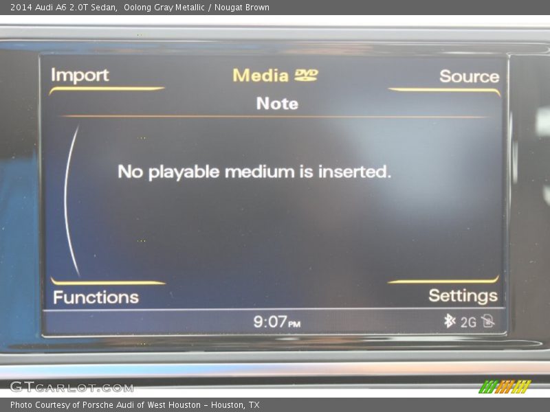 Oolong Gray Metallic / Nougat Brown 2014 Audi A6 2.0T Sedan