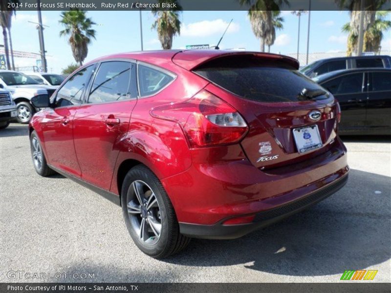 Ruby Red / Charcoal Black 2014 Ford Focus SE Hatchback