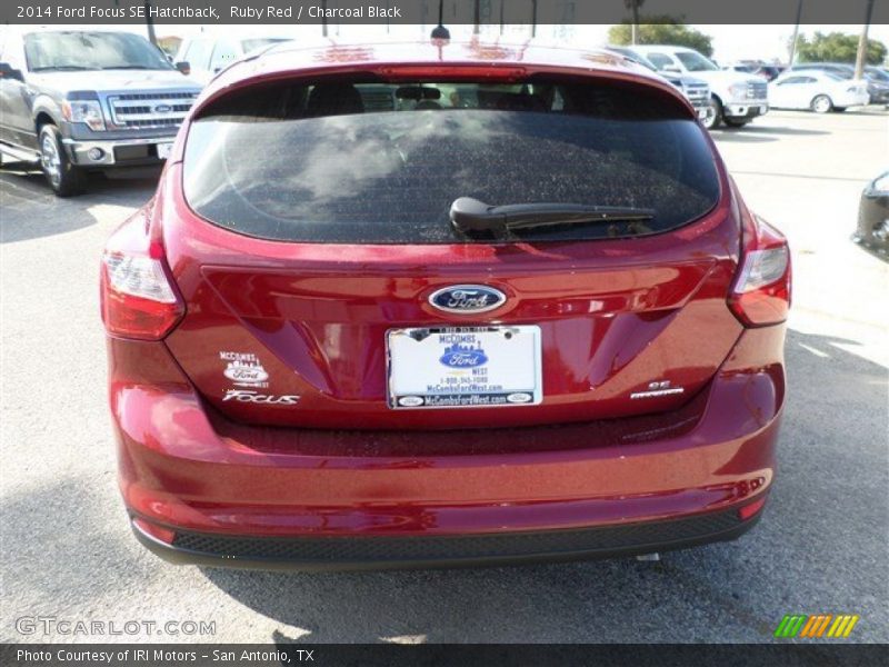 Ruby Red / Charcoal Black 2014 Ford Focus SE Hatchback