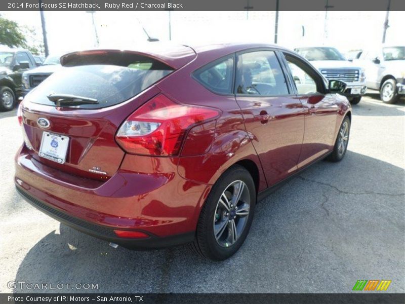 Ruby Red / Charcoal Black 2014 Ford Focus SE Hatchback