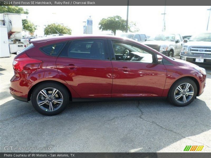 Ruby Red / Charcoal Black 2014 Ford Focus SE Hatchback