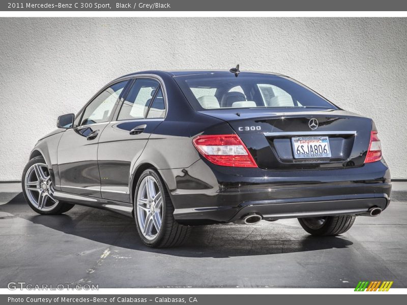 Black / Grey/Black 2011 Mercedes-Benz C 300 Sport