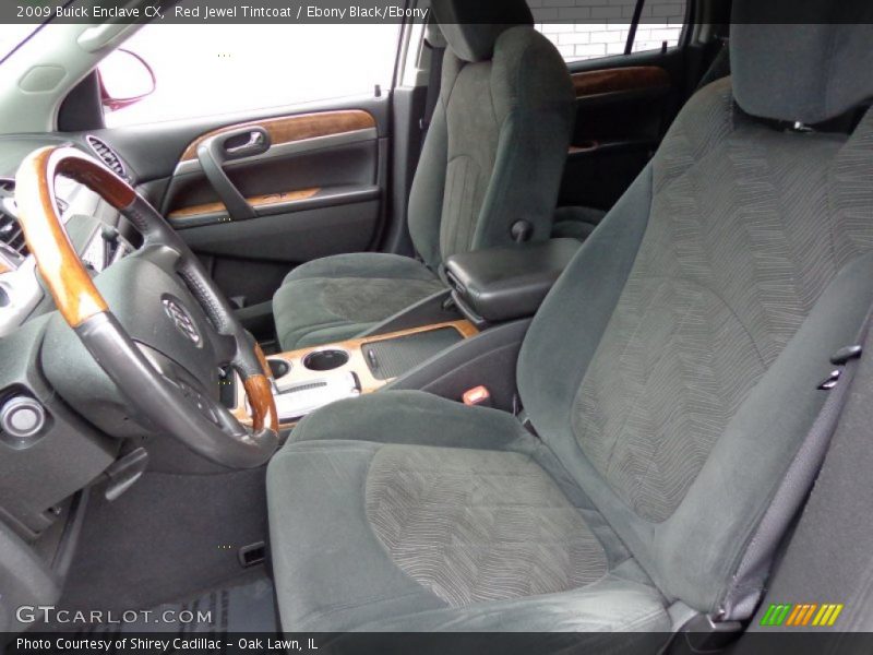 Red Jewel Tintcoat / Ebony Black/Ebony 2009 Buick Enclave CX