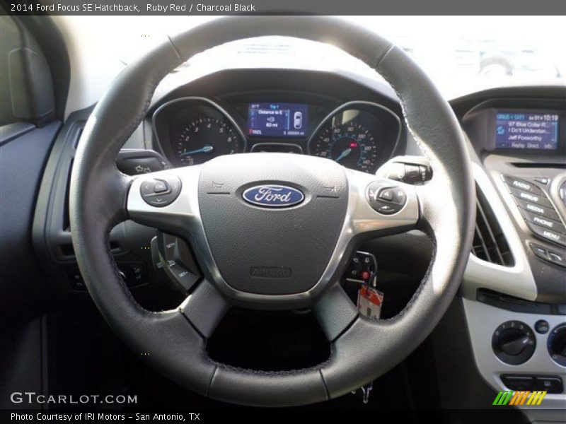 Ruby Red / Charcoal Black 2014 Ford Focus SE Hatchback