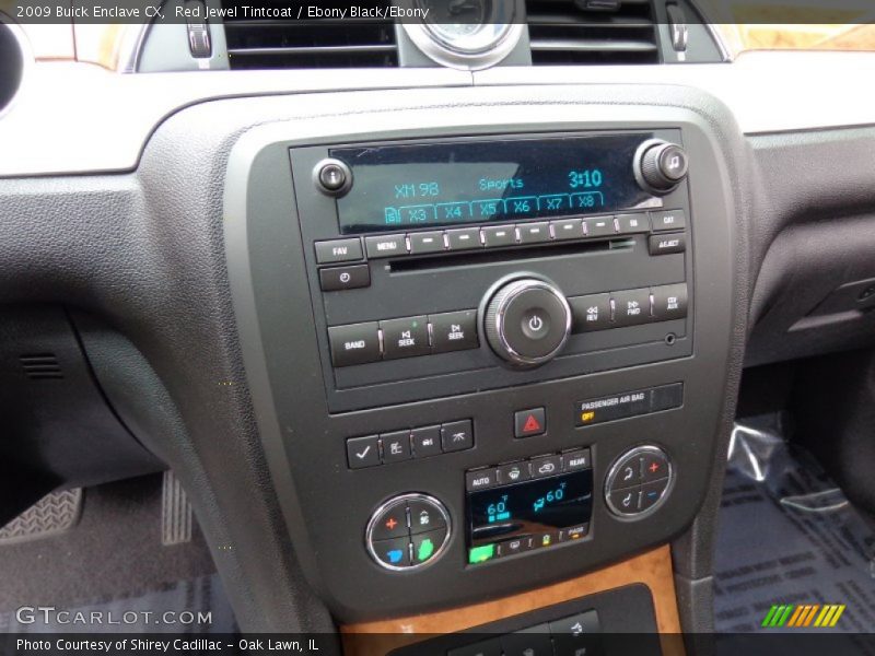 Red Jewel Tintcoat / Ebony Black/Ebony 2009 Buick Enclave CX