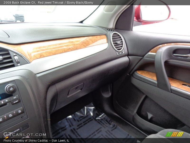 Red Jewel Tintcoat / Ebony Black/Ebony 2009 Buick Enclave CX