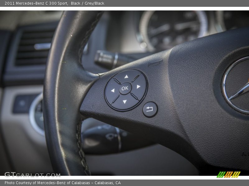 Black / Grey/Black 2011 Mercedes-Benz C 300 Sport