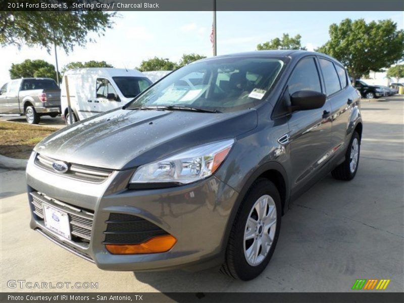 Sterling Gray / Charcoal Black 2014 Ford Escape S